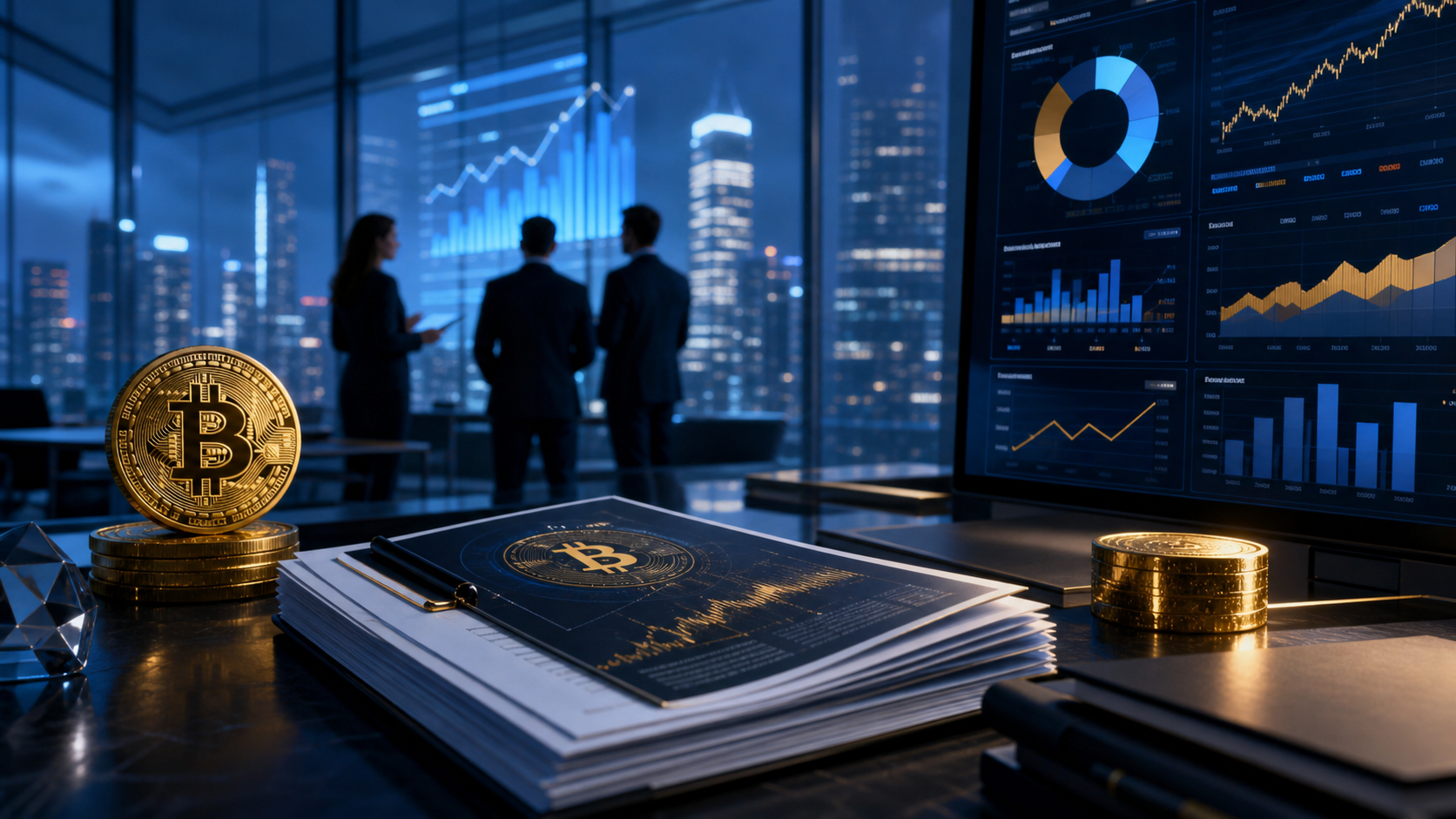 Institutional crypto fund desk